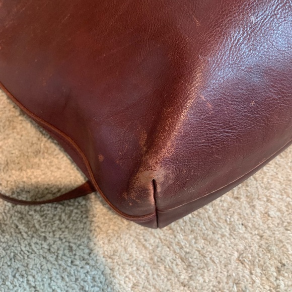 Madewell Zip Top Transport Satchel in Cabernet - Picture 12 of 13